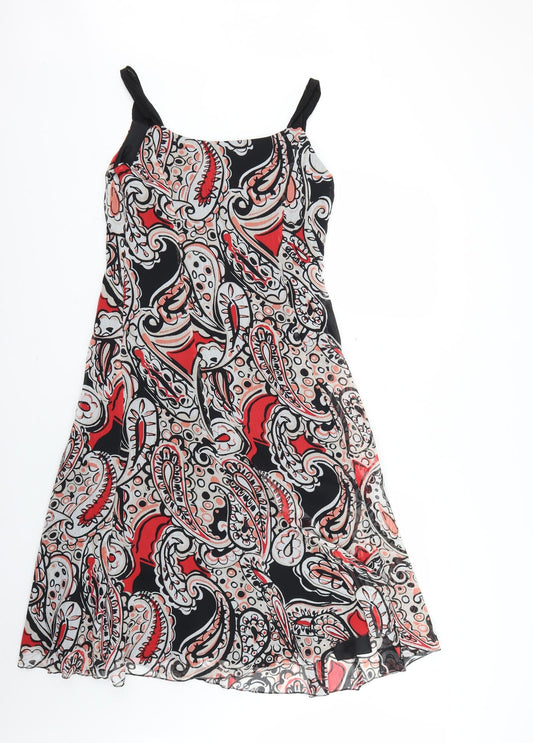 Gerry Weber Womens Multicoloured Geometric Fit & Flare Size 10