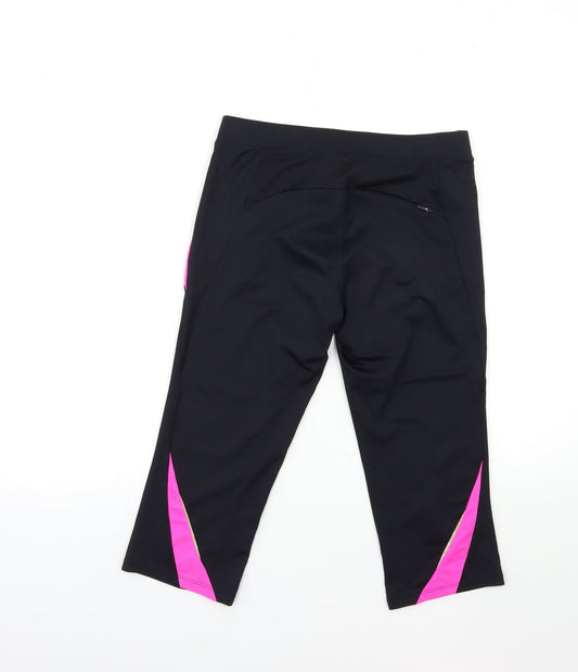 Marks and Spencer Womens Black Compression Leggings Size 10 L17 in
