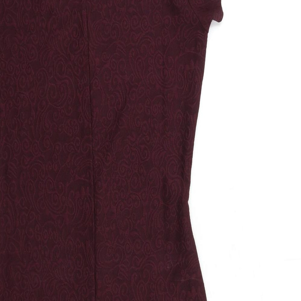 New Look Womens Red Bodycon Size 12