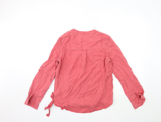 NEXT Womens Red Basic Blouse Size 8