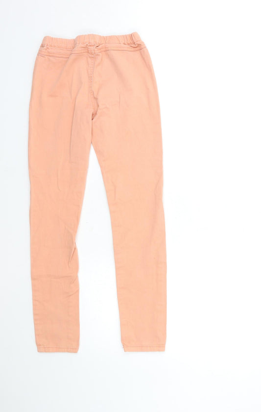 FREZKO Girls Pink Denim Skinny Jeans Size 11 Years