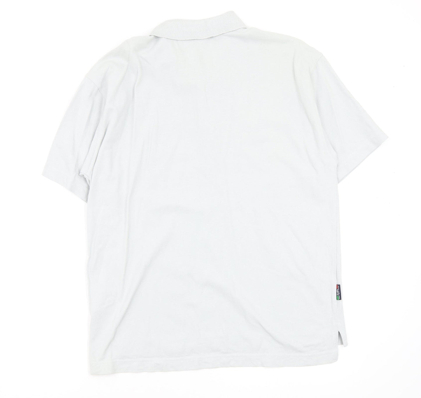 Lotto Mens Grey Polo Size S