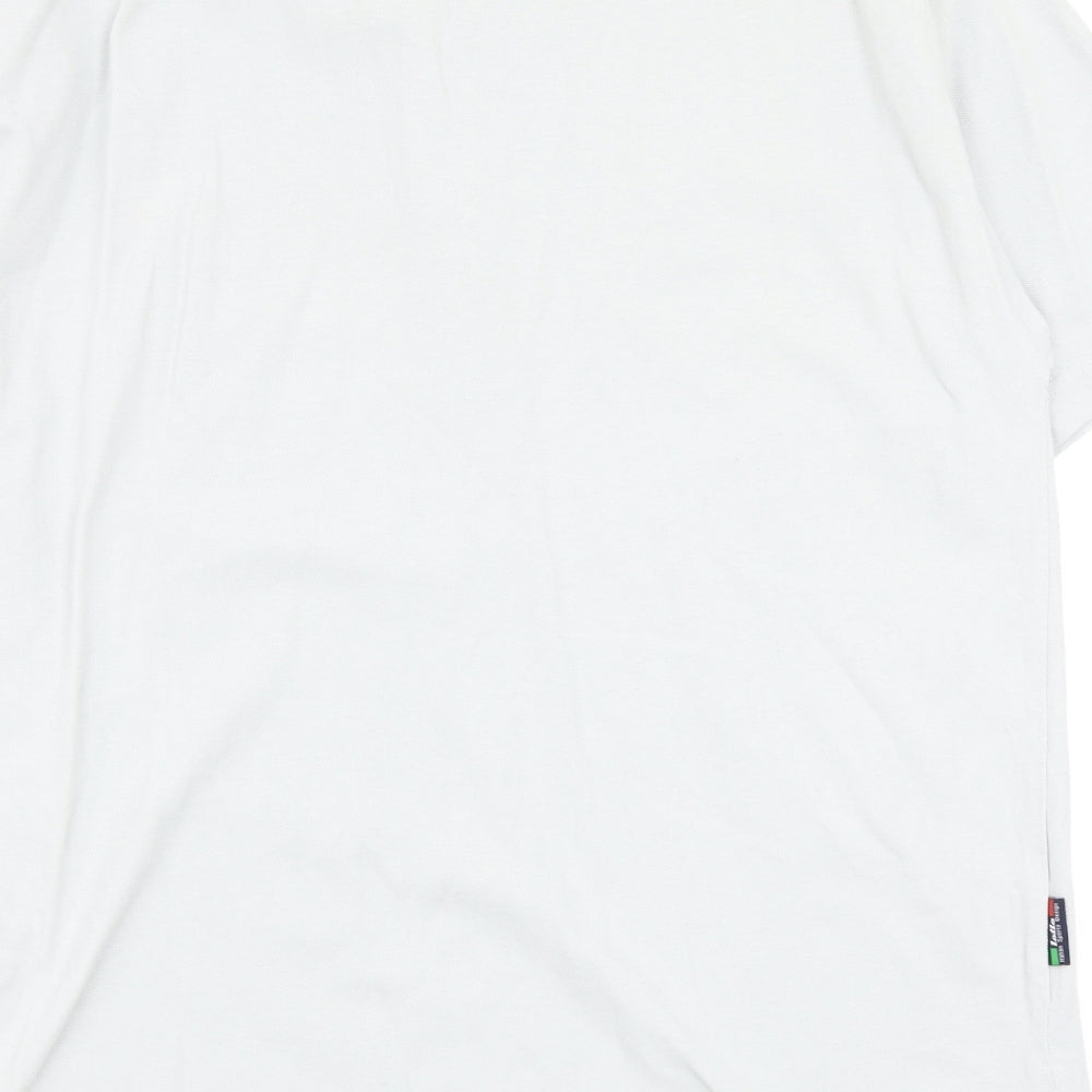 Lotto Mens Grey Polo Size S