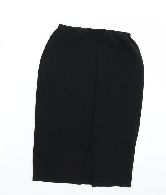 Papaya Womens Black Bandage Skirt Size 8