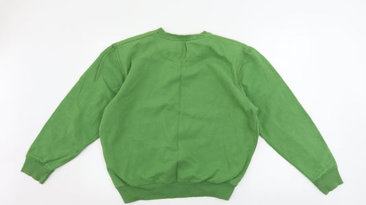 Easy Womens Green Pullover Jumper Size L