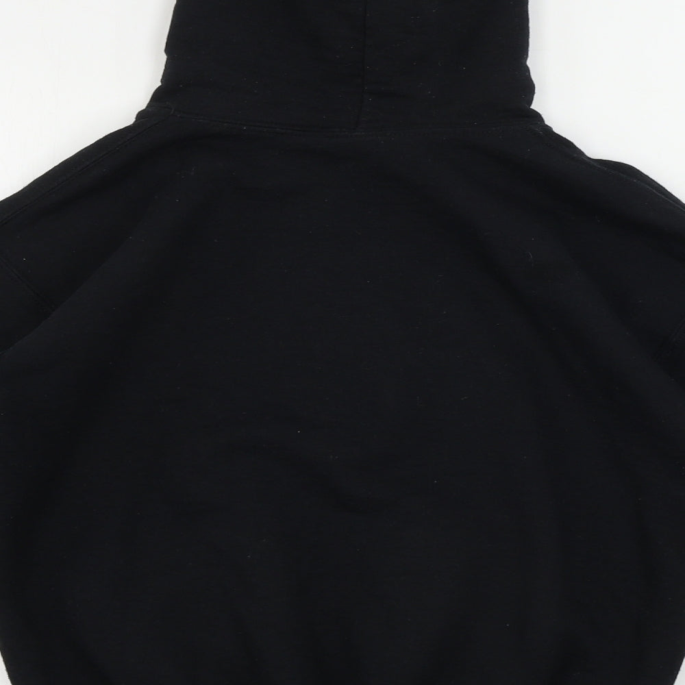 Gildan Boys Black Pullover Hoodie Size L