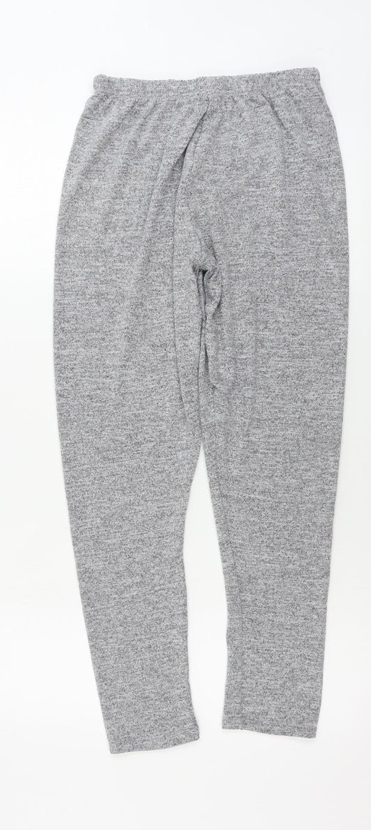 Boohoo Womens Grey Trousers Size 12 L23 in