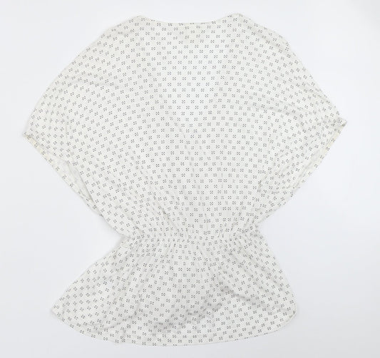 H&M Womens White Basic Blouse Size S