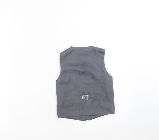 Romario Boys Grey Jacket Waistcoat Size 2 Years