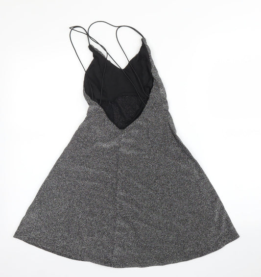H&M Womens Silver A-Line Size XS