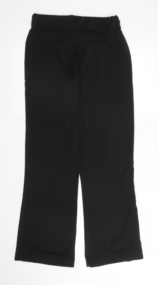 KP Womens Black Trousers Size 12 L29 in