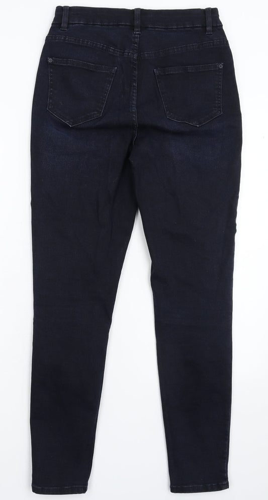 New Look Womens Blue Denim Skinny Jeans Size 8 L28 in