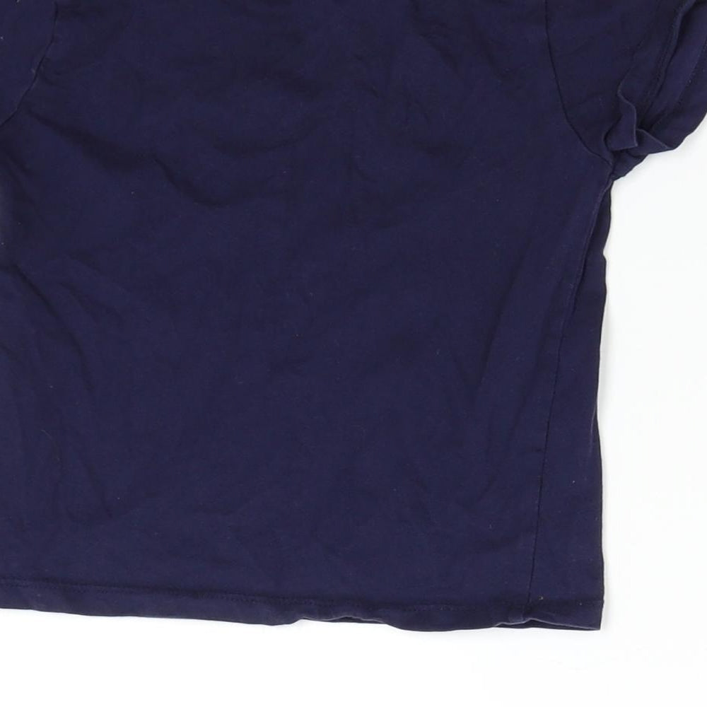 Jeff & Co Boys Blue Solid Pyjama Top Size 2-3 Years - Football Sleep Goals