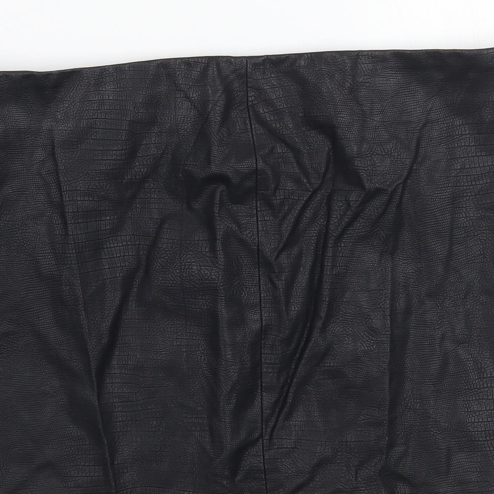 Zara Womens Black A-Line Skirt Size M