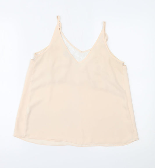 River Island Womens Pink Camisole Tank Size 8