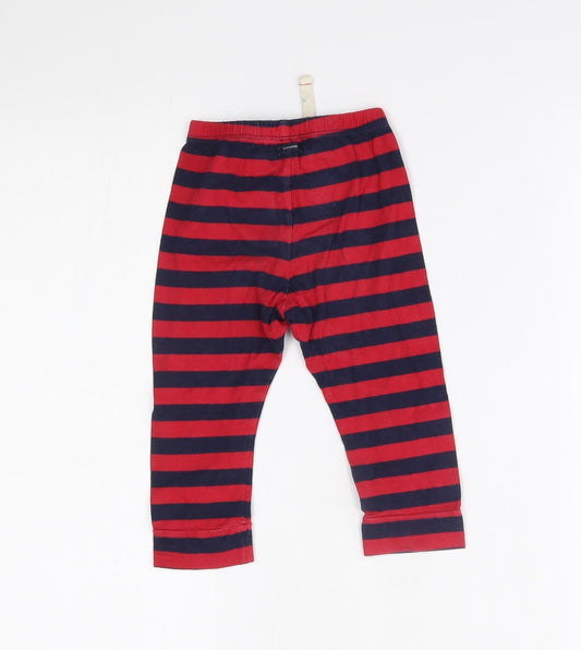 Gap Baby Red Striped Pyjama Pants Size 18-24 Months