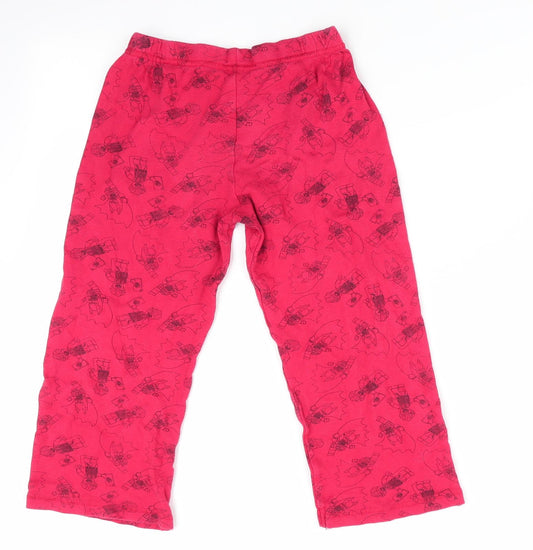 Lego Batman Boys Red Solid Pyjama Pants Size 5-6 Years - Batman
