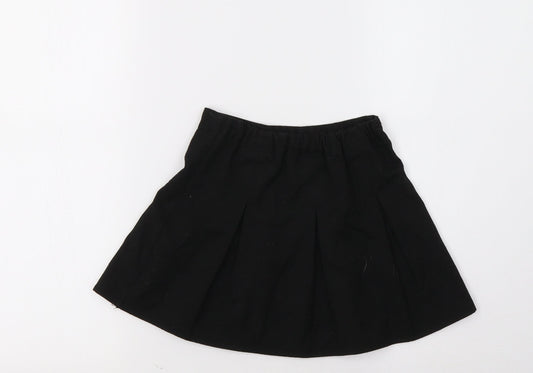 George Girls Black Flare Skirt Size 3-4 Years