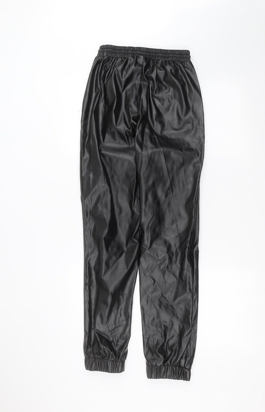 Missguided Womens Black Trousers Size 6 L29 in