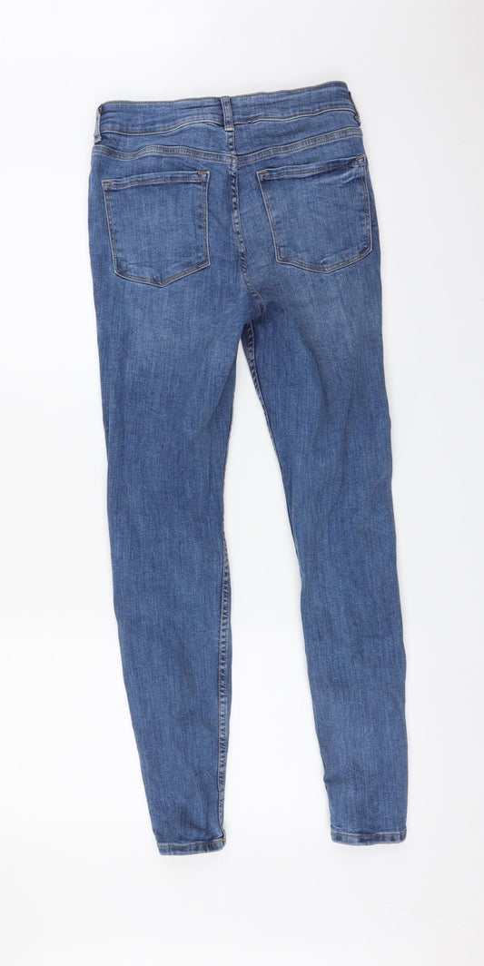 DENIM CO Womens Blue Skinny Jeans Size 10 L28 in
