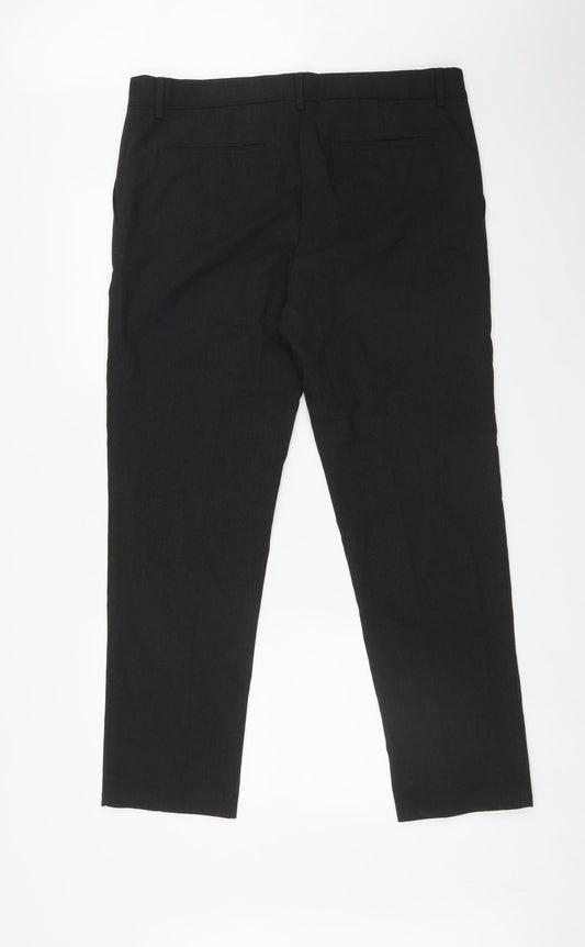 M&S Mens Grey Trousers Size XS L29 in