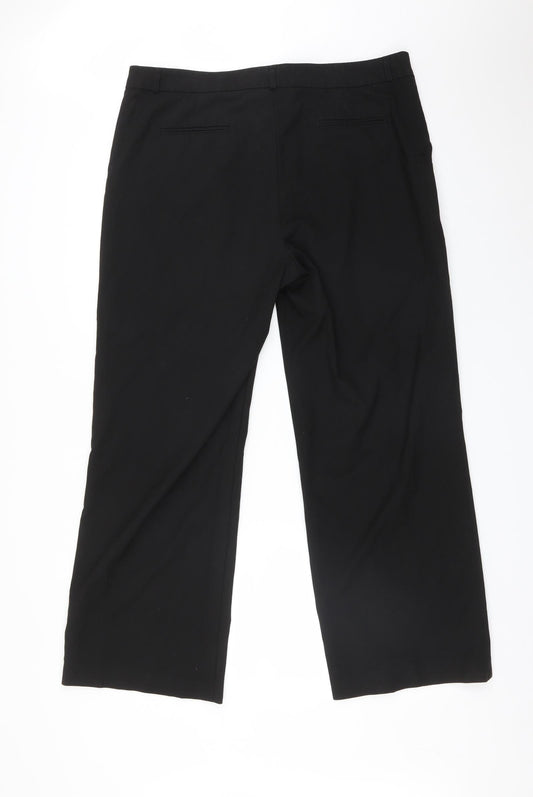 INCORPORTAEWEAR Mens Black Trousers Size 16 L28 in
