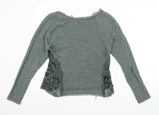 Pins & Needles Womens Green Pullover Jumper Size S