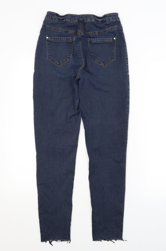 Missguided Womens Blue Snow Pants Trousers Size 10 L27 in