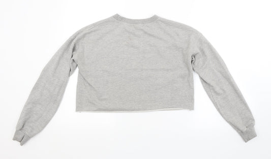 Misspap Womens Grey Pullover Sweatshirt Size 8