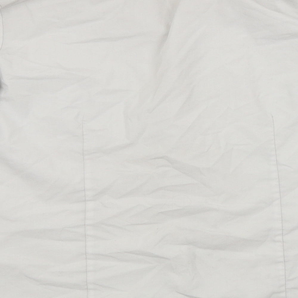 George Girls White Basic Button-Up Size 11-12 Years