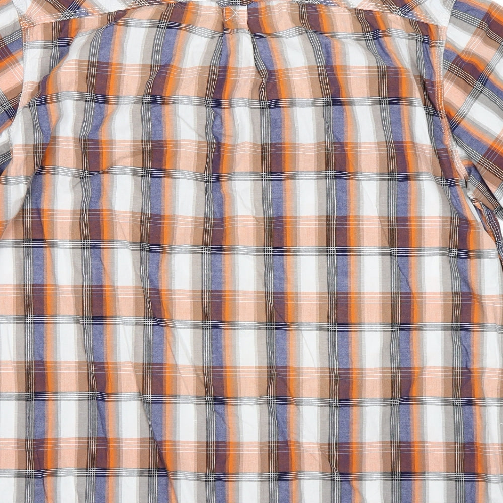 Dakota Grizzly Mens Multicoloured Plaid Button-Up Size XL