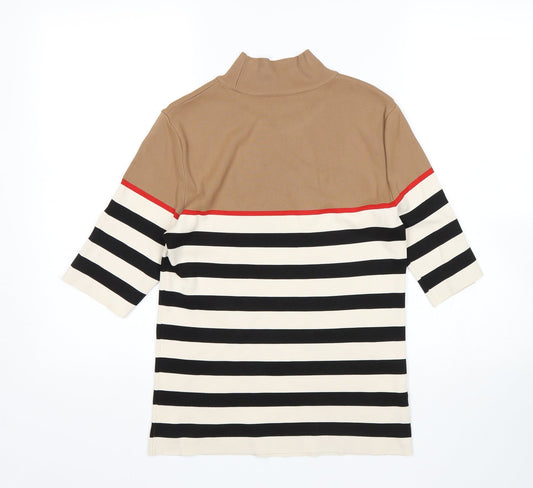 NEXT Womens Multicoloured Striped Pullover Jumper Size 10