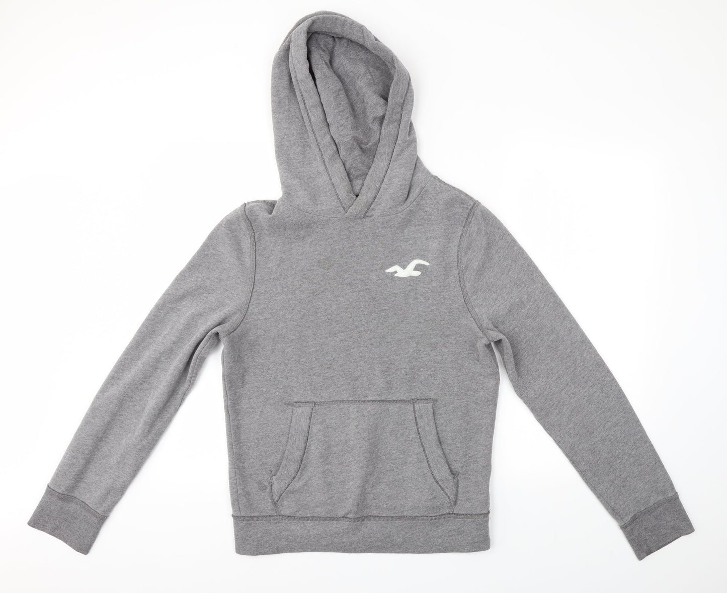 Hollister Womens Grey Pullover Hoodie Size S