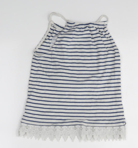 Matalan Girls Multicoloured Striped Camisole Blouse Size 9 Years
