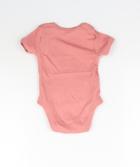 George Girls Pink Babygrow One-Piece Size 9-12 Months