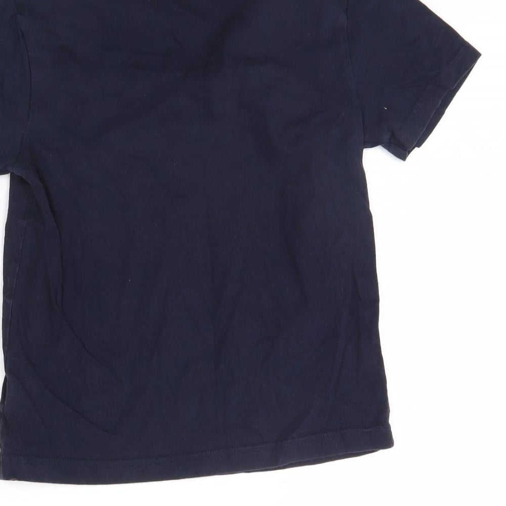 F&F Boys Blue Basic T-Shirt Size 7 Years