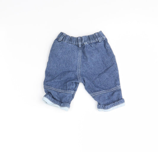 Jac Baby Baby Blue Denim Capri Jeans Size 3-6 Months