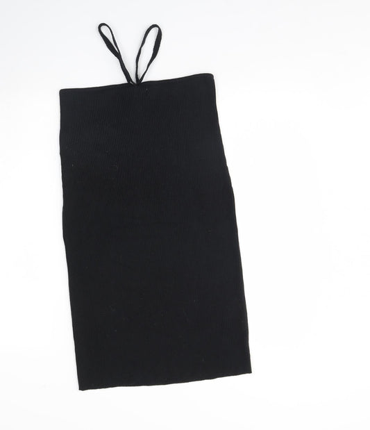 Misspap Womens Black Bodycon Size 14