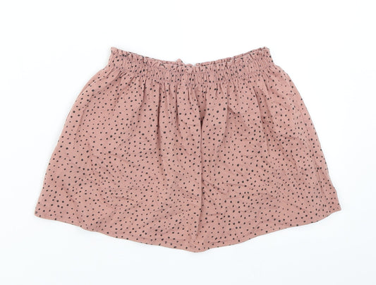 H&M Girls Pink Polka Dot Skater Skirt Size 2-3 Years