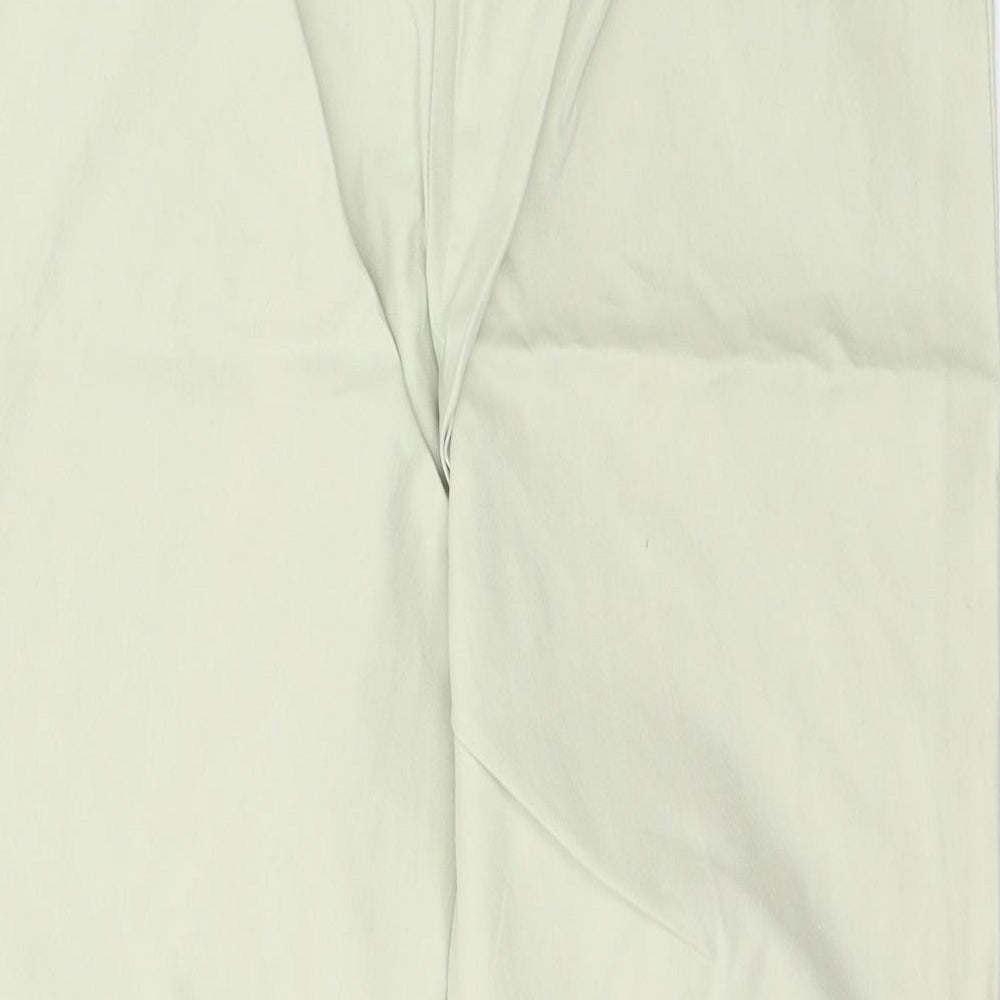 TSE Womens Ivory Cropped Trousers Size 8 L20 in