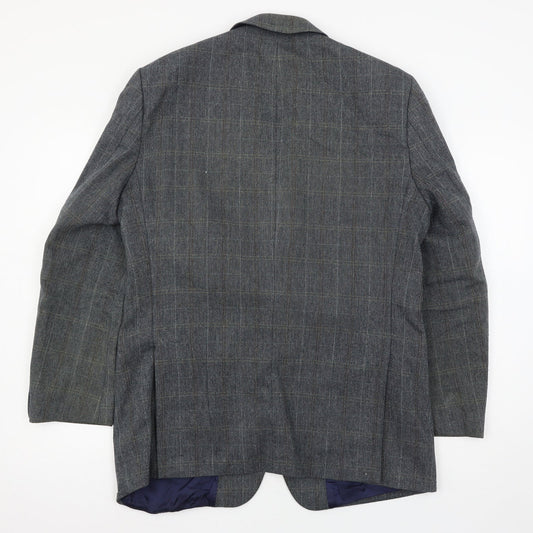 Greenwoods Mens Blue Jacket Suit Jacket Size L