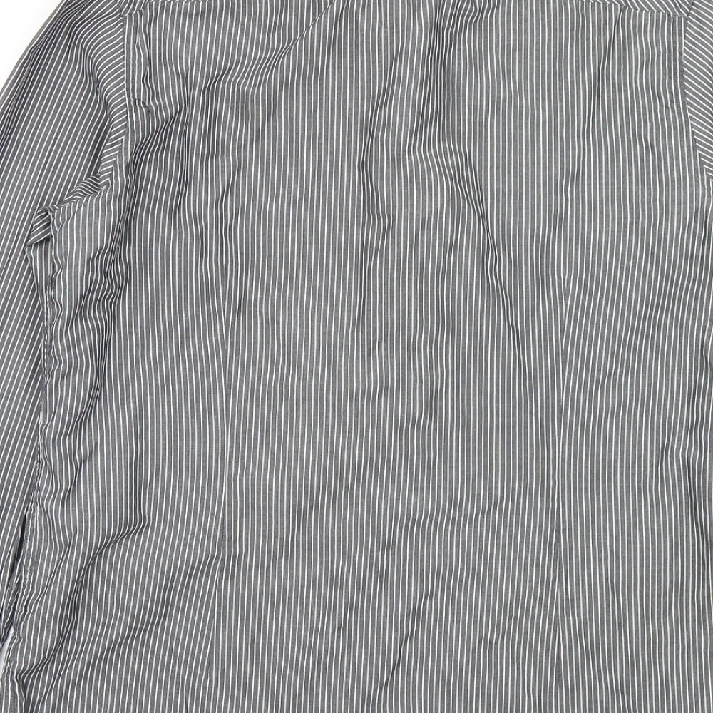 Burton Mens Multicoloured Striped Button-Up Size M