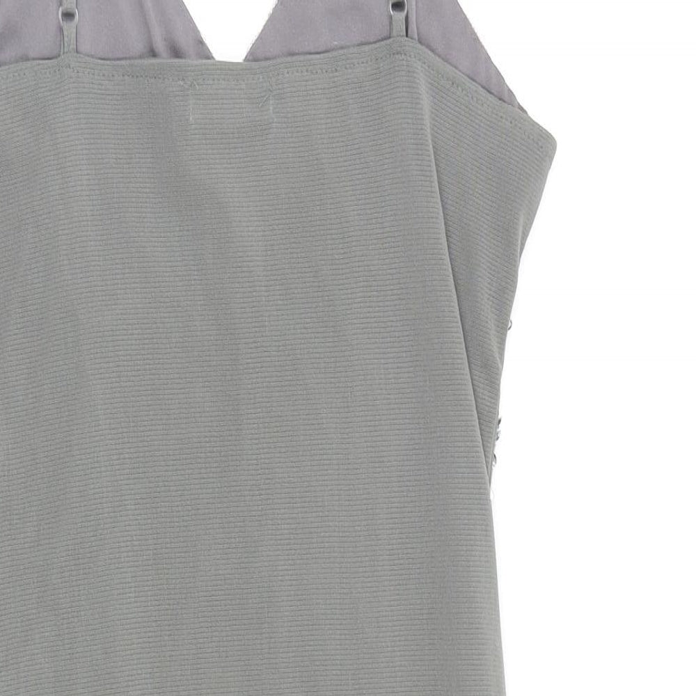 Stella Womens Grey Fit & Flare Size S