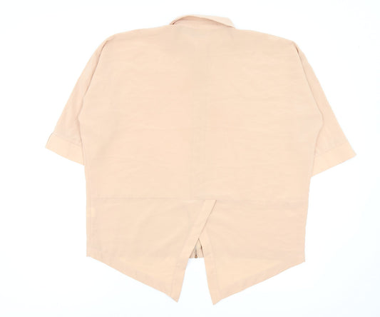 River Island Womens Pink Full Zip Jumper Size 10