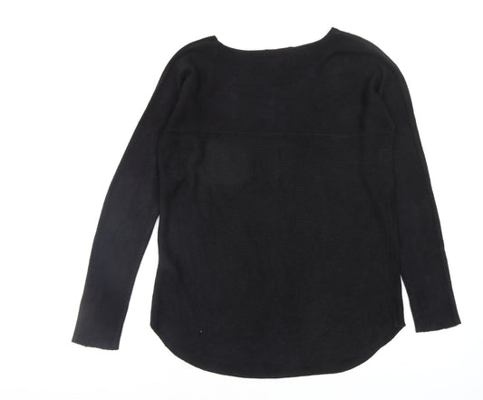 New Look Womens Black Pullover Jumper Size M