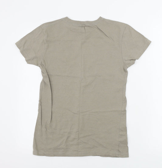 Blue Cherry Womens Brown Basic T-Shirt Size S