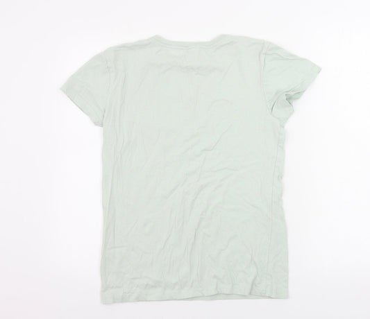 Blue Cherry Womens Green Basic T-Shirt Size S