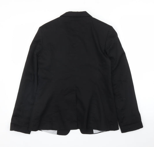 New Look Womens Black Jacket Blazer Size 10