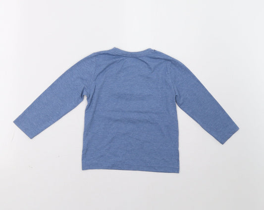 Primark Boys Blue Pullover Sweatshirt Size 2-3 Years