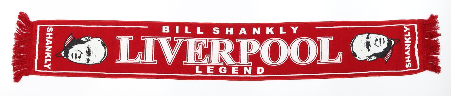 Preworn Mens Red Scarf One Size - liverpool bill shankly